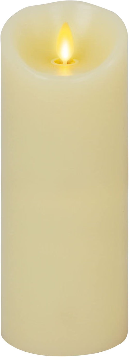 Luminara Ivory Pillar-3x8.5
