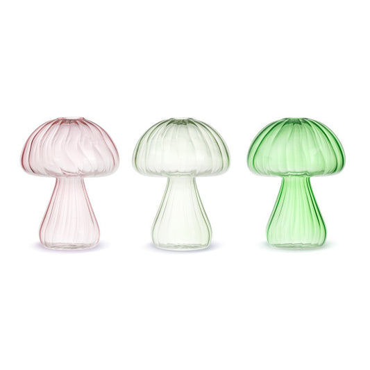 Glass Mushroom Vase