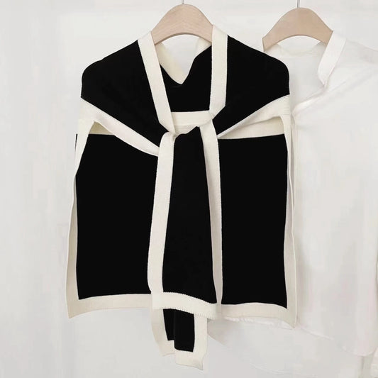 Open Front Easy-Tie Shawl