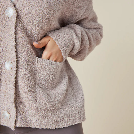 Marshmallow Crop Cardigan