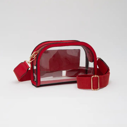 Clear-Arched Crossbody Bag