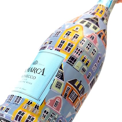 Blue Row Houses (Beau Bottles)