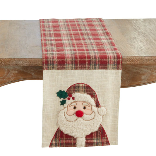 Plaid Santa Runner