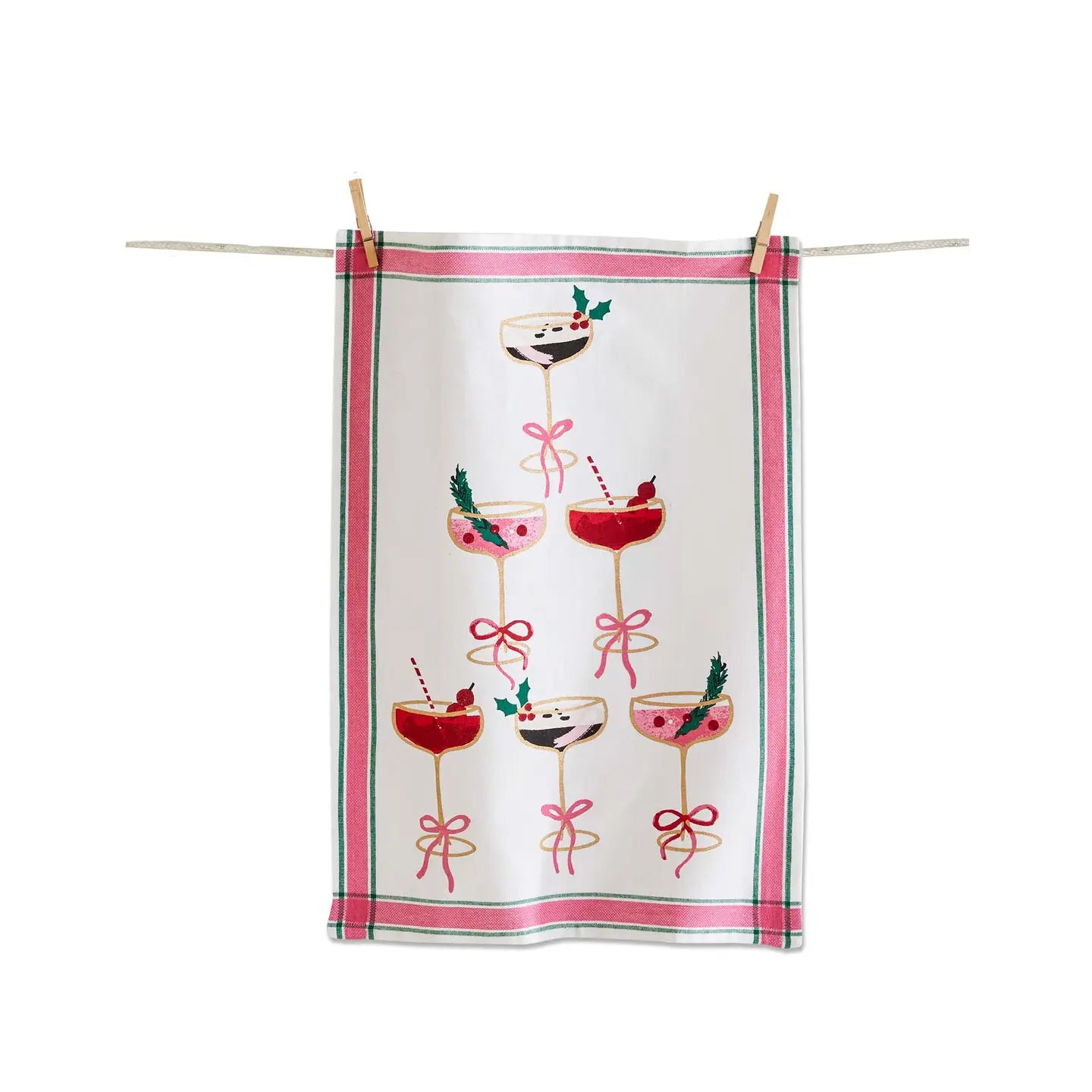 Cocktail Tower Dishtowel