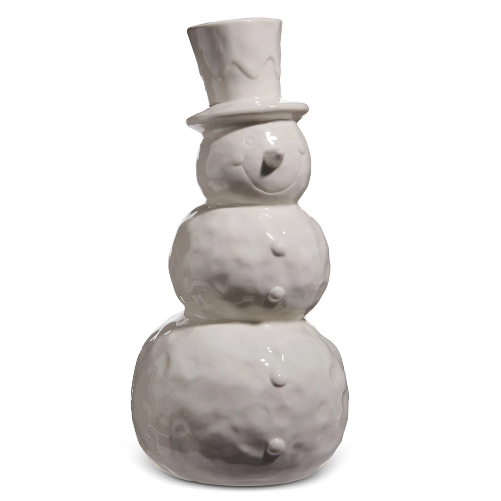 White Glazed Snowman