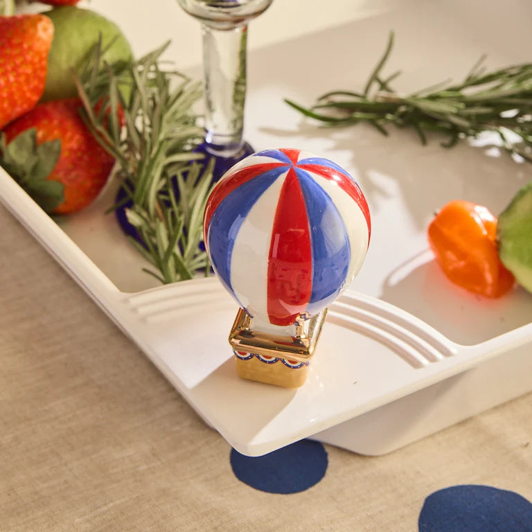 Red, White and Balloon - Nora Fleming
