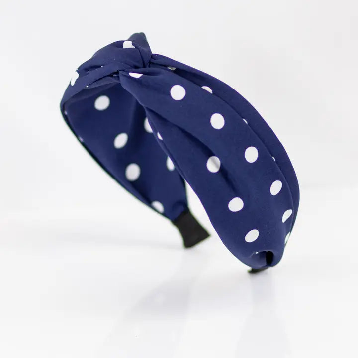 Polka-Dot Twisted Headband