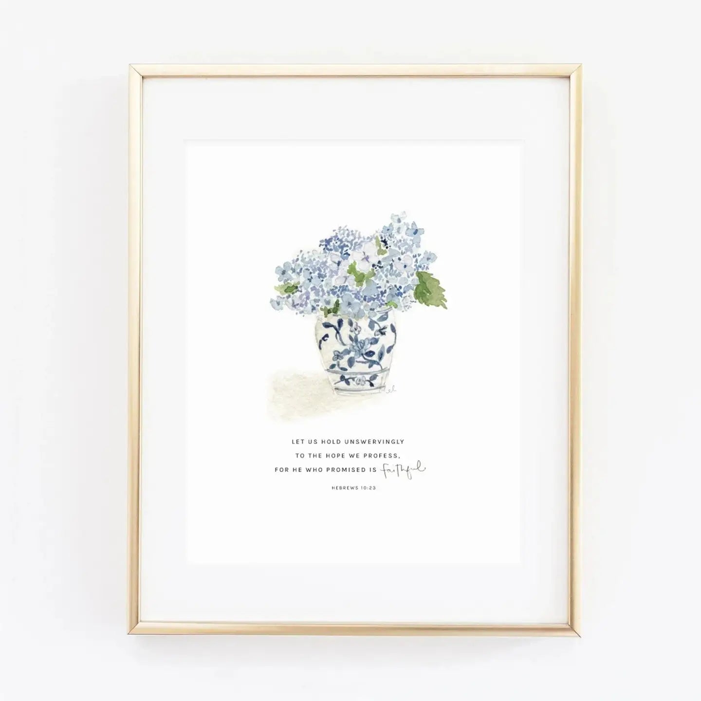 Hydrangea Bouquet Framed Print