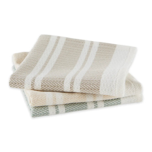 Herringbone Dishcloths - Set of 3
