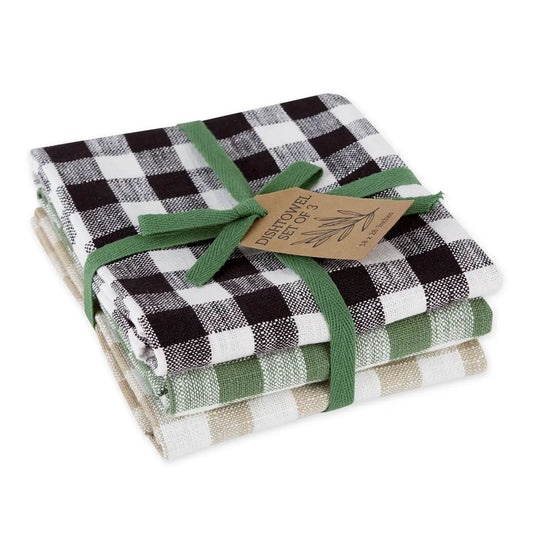 Green House Checks - Set of 3