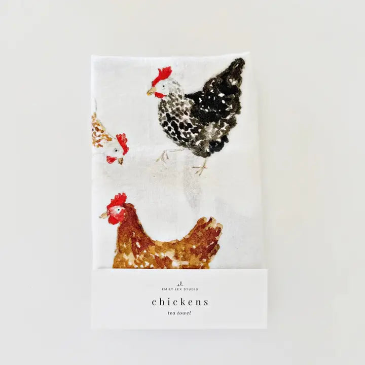 Chickens Flour Sack Towel