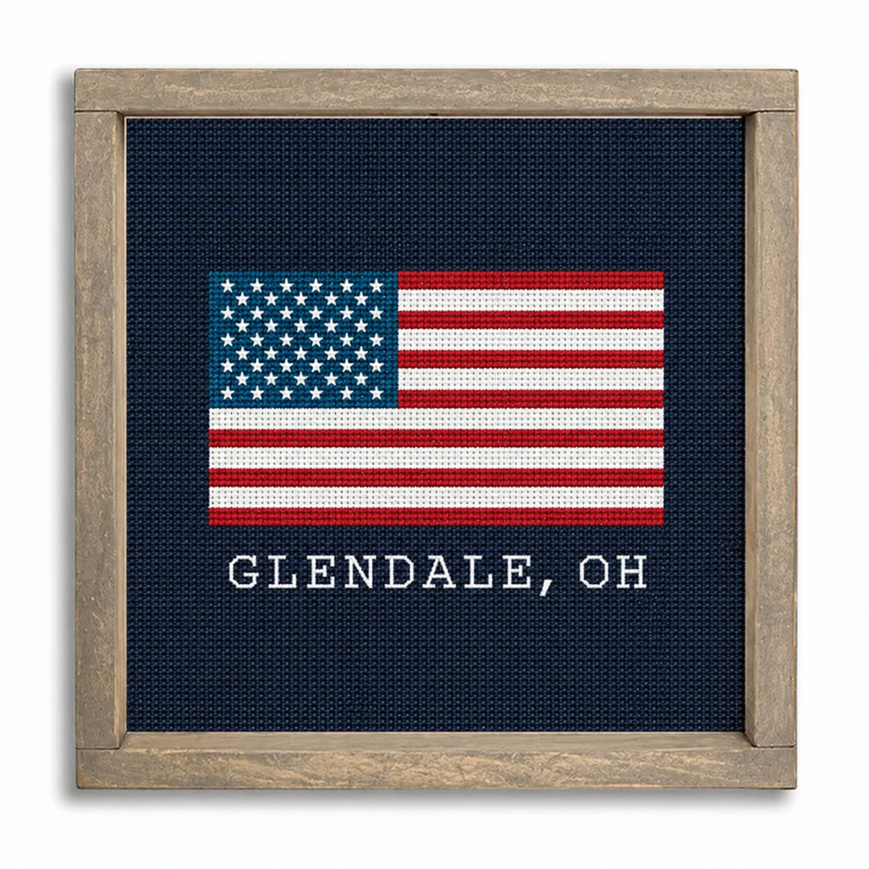 Custom American Flag Wall Art