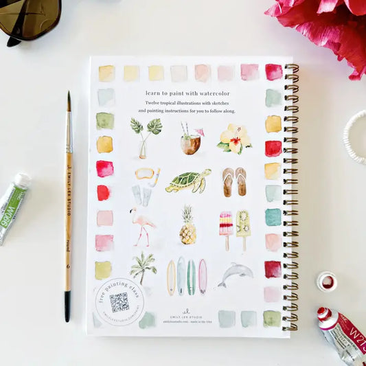 Tropical Watercolor Workbook - Emily Lex