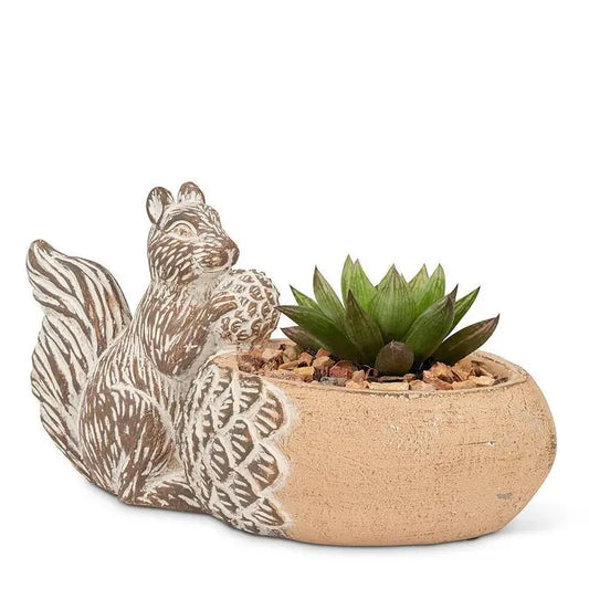 Squirrel / Acorn Planter
