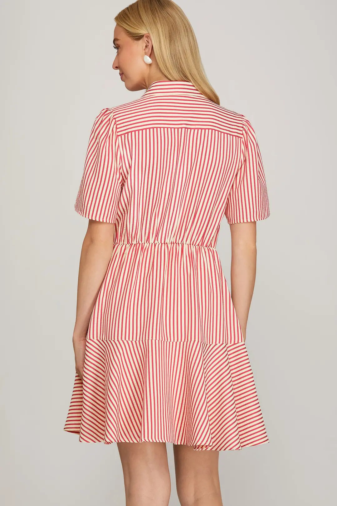 Tie Striped Dress