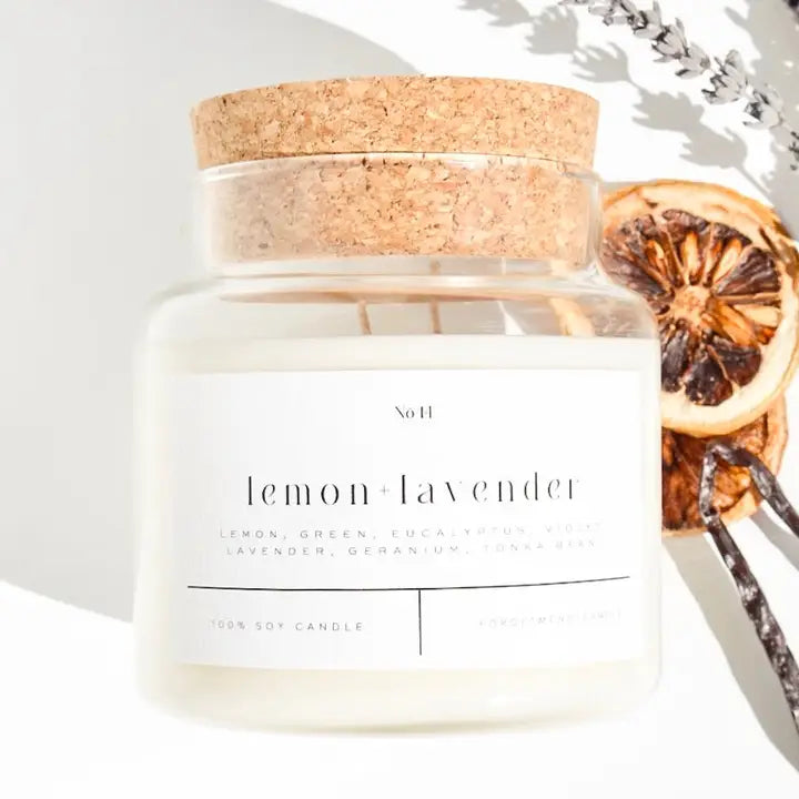 Lemon + Lavender Candle