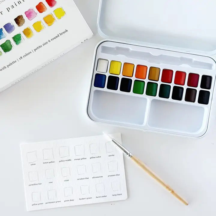 Watercolor Paint Set