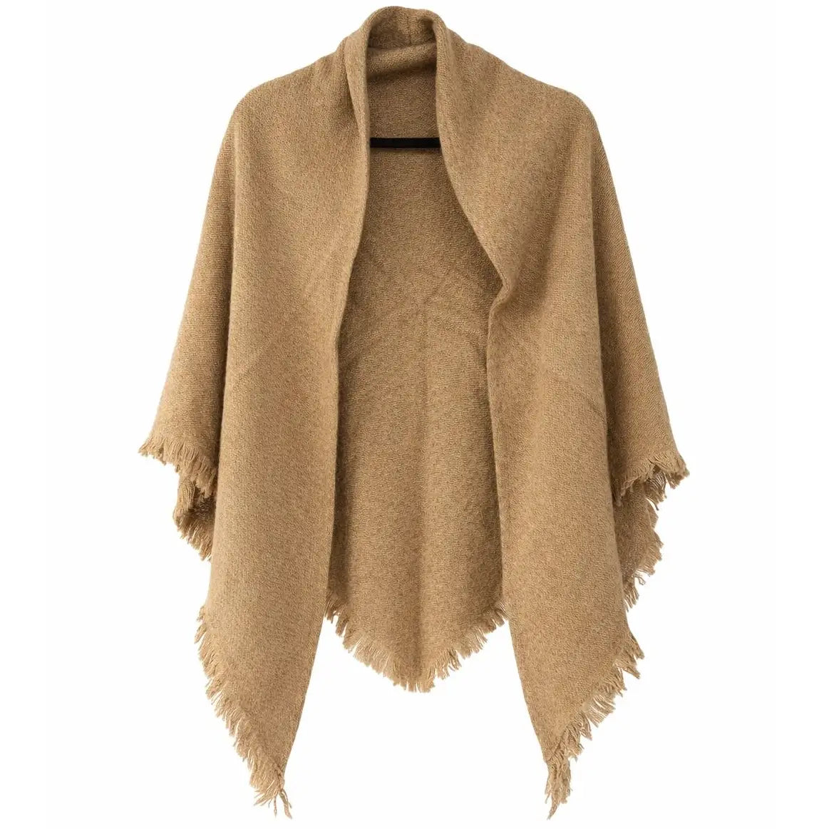 Wool-Blend Triangle Wrap