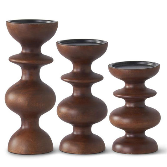 Dark Mango (Small) Candleholder