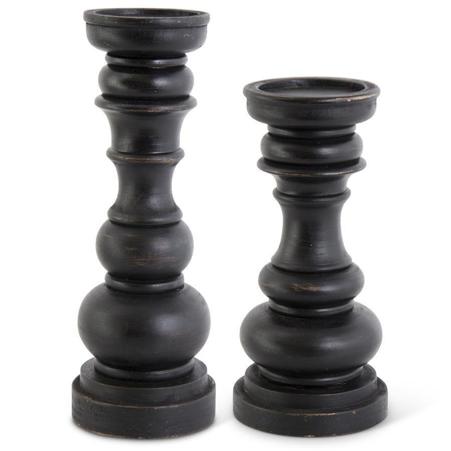 12" Rounded Candleholder-Pillar