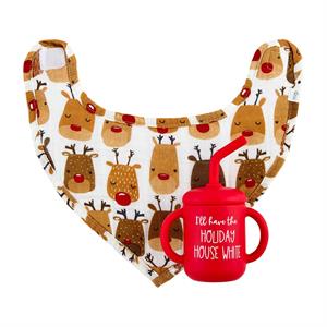 Christmas Cup & Bib Set