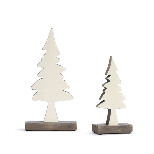 Enameled Wood Trees