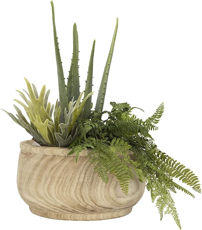 Paulowina Natural Wood Planter