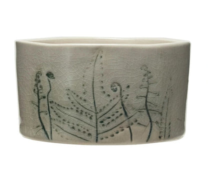 Hand-Painted Stoneware Bowl