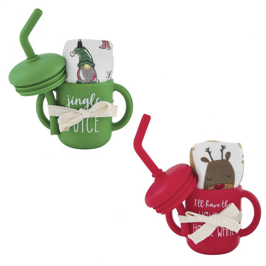 Christmas Cup & Bib Set