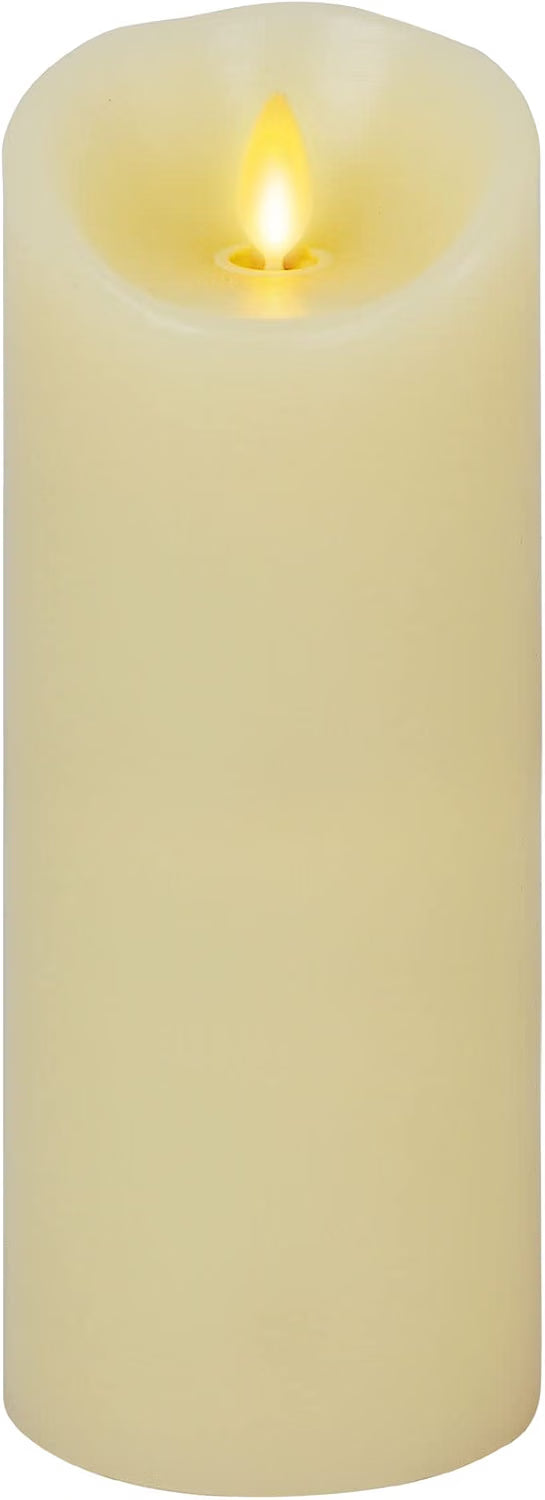 Luminara Ivory Pillar-3x8.5