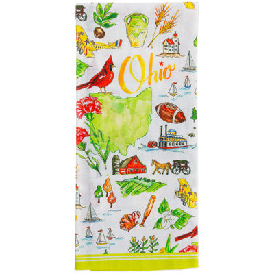 Ohio Tea Towel