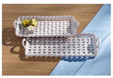 Basket Weave Tray - Large