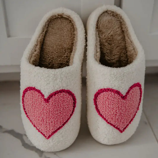 Illustrated Plush Slipper