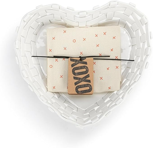 Heart Bread Basket Set