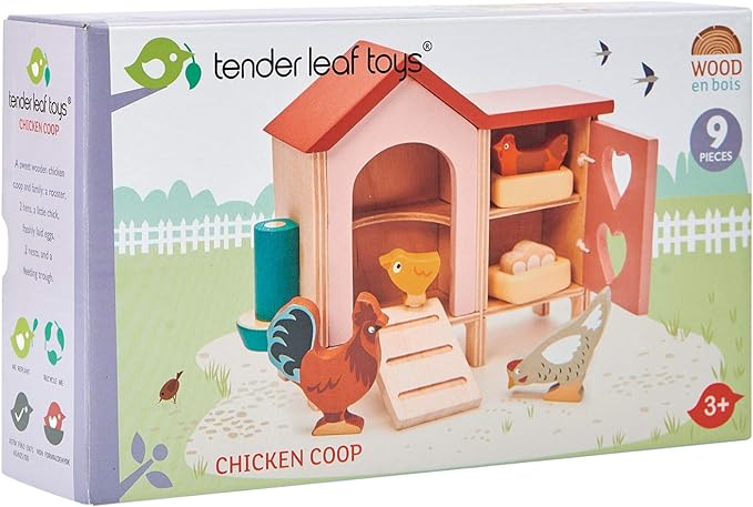 Wooden Toy Chicken Coop