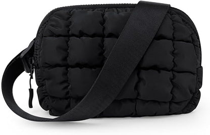 Quilted Puffer Belt Bag