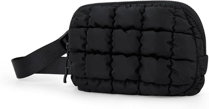 Quilted Puffer Belt Bag