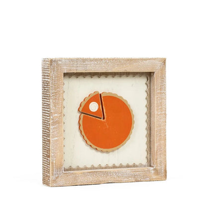 Broom/Pie Wood Framed Sign