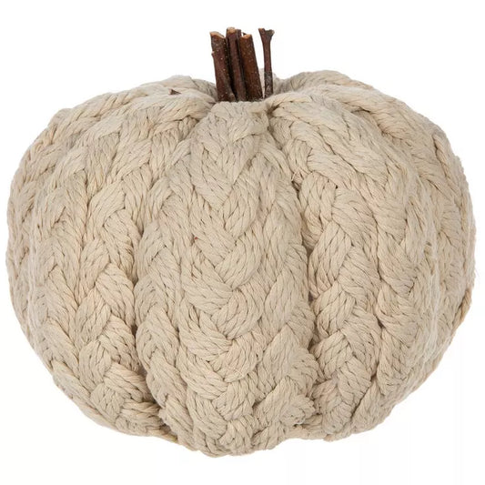 Knit Braided Pumpkin