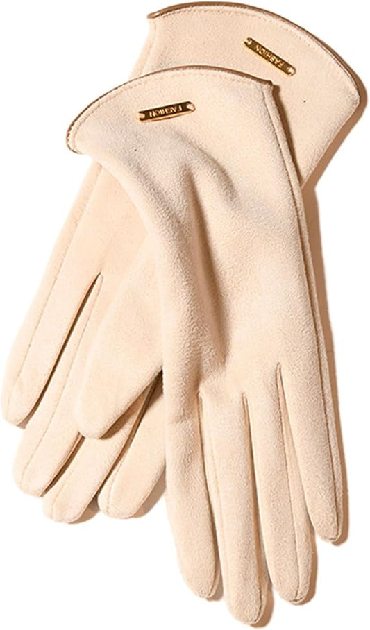 Faux Suede Gloves