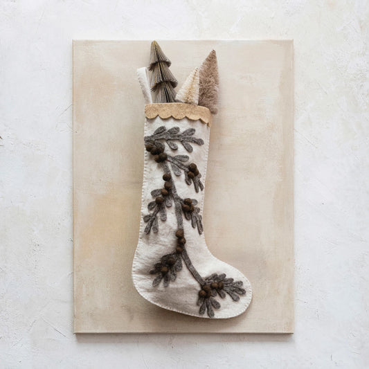 Leaves - Felt Stocking