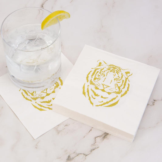 Tiger Cocktail Napkins