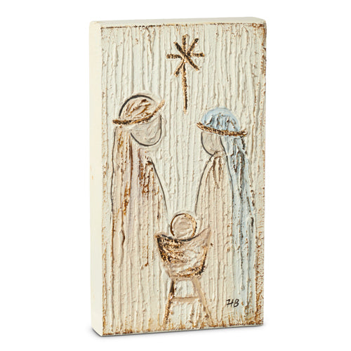 Holy Family Textured Block