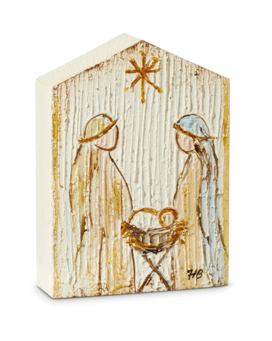 Holy Family Textured Block