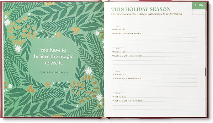 Our Holidays - Keepsake Book