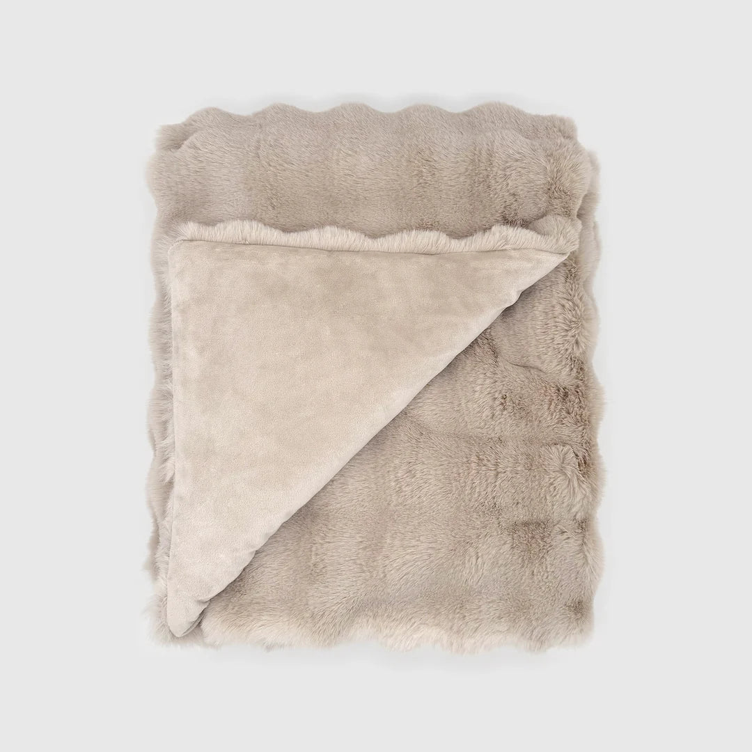 Cubby Faux Fur Throw