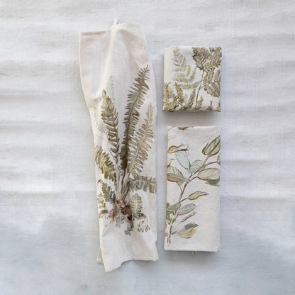 Printed Linen Tea Towel