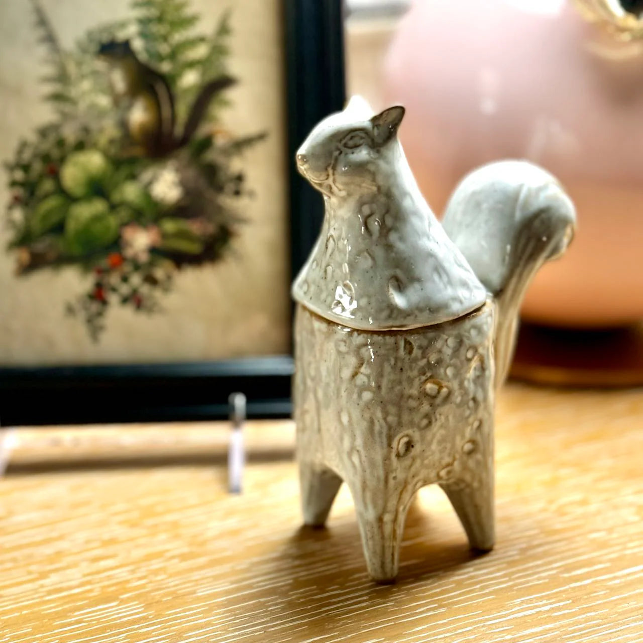 Squirrel Shaped Jar