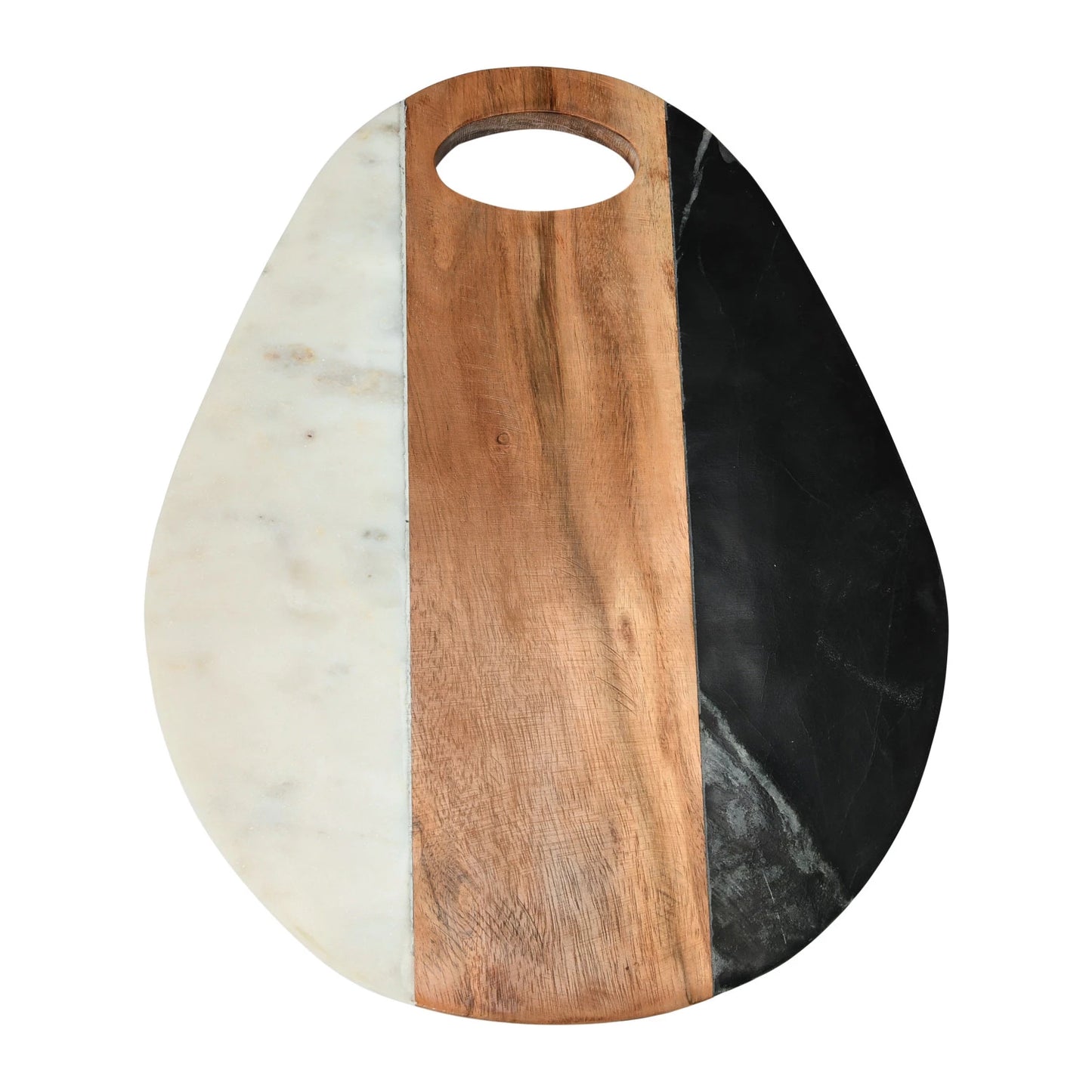 Marble + Acacia Cutting Board