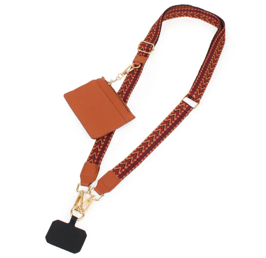 Phone Crossbody Strap with Wallet